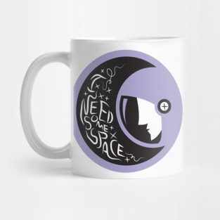 I Need Some Space Purple Mug